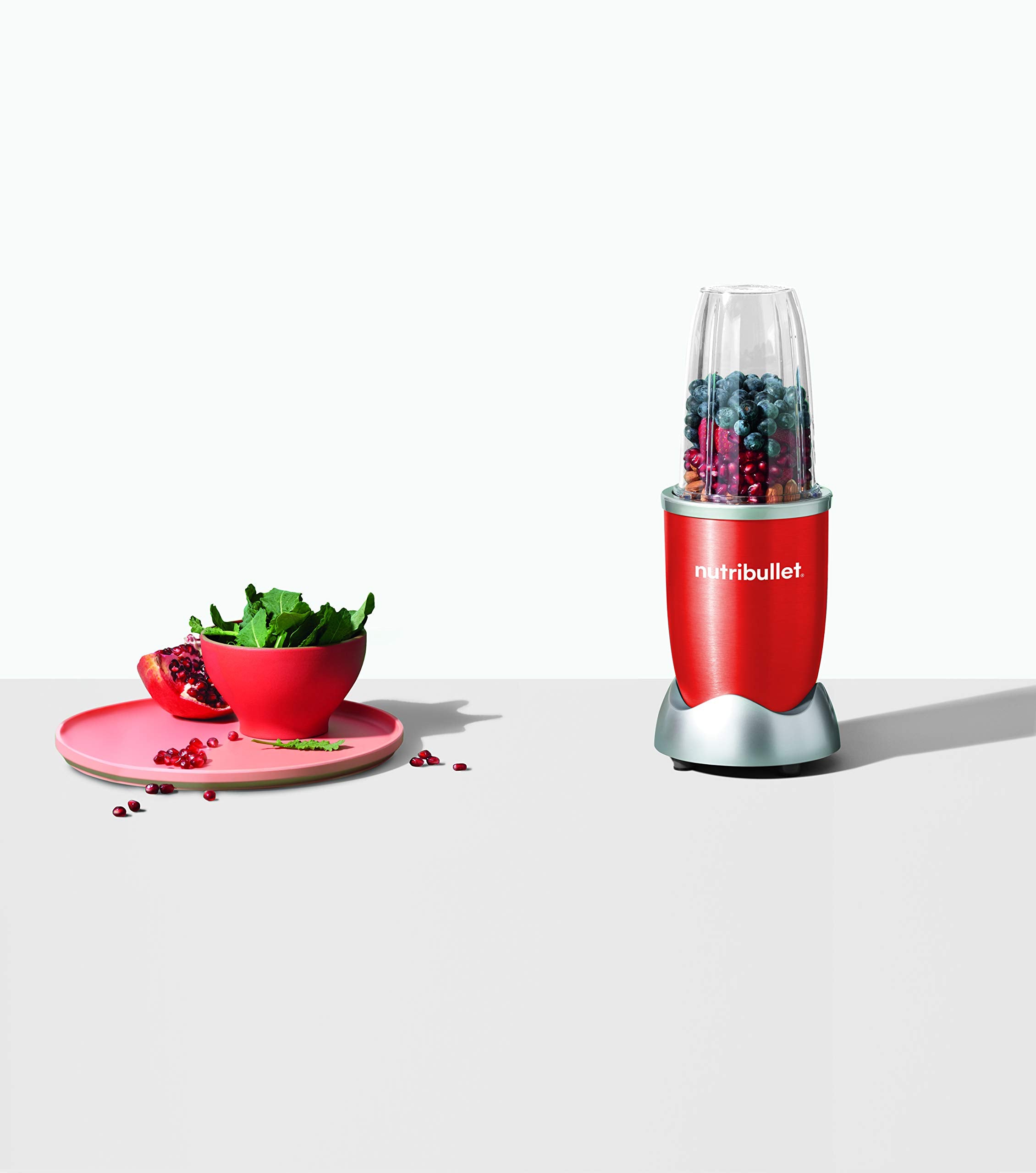 NutriBullet Food Blender, Multi-Function High-Speed Blender, Mixer System With Nutrient Extractor, Red, 9 piece, NBR-1212R DAMAGE BOX NutriBullet Food Blender, Multi-Function High-Speed Blender, Mixer System With Nutrient Extractor, Red, 9 piece, NBR-1212R DAMAGE BOX